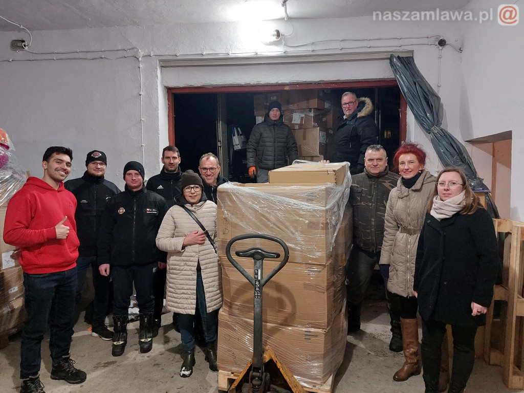 Do Mławy dotarła pomoc z Franconville