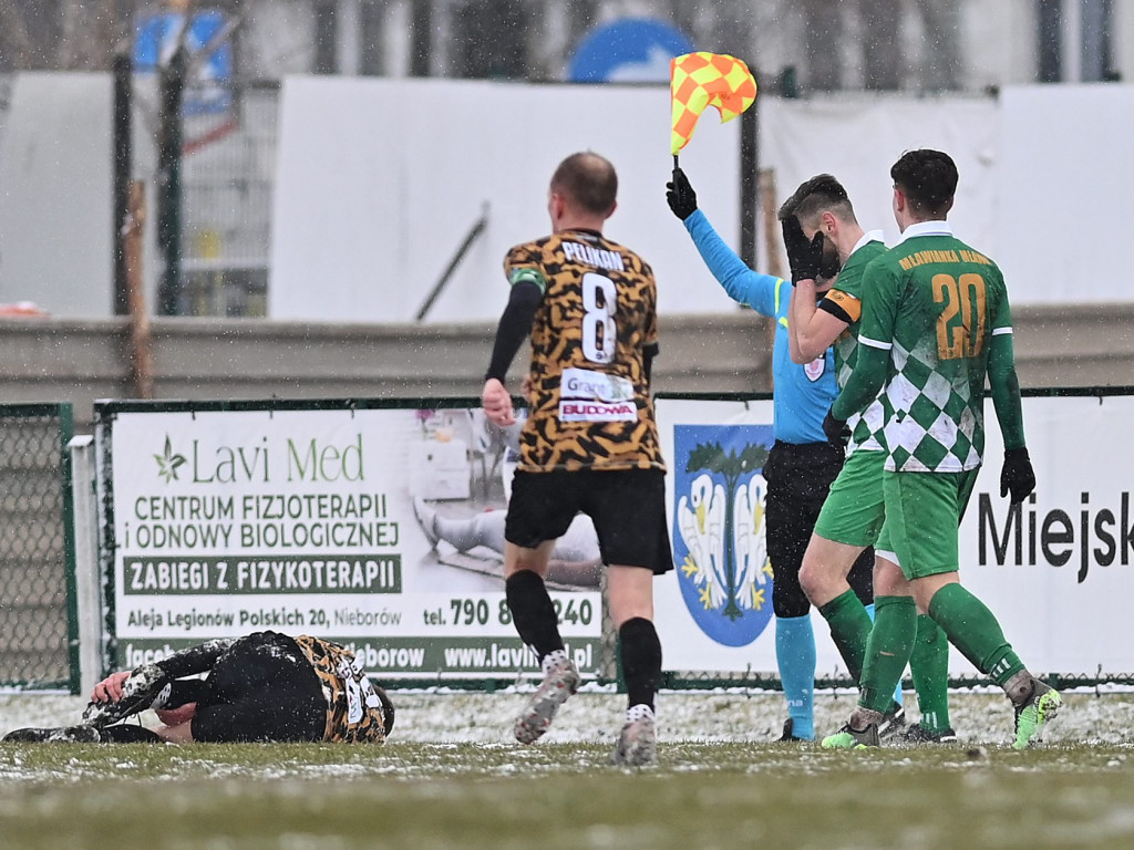 Sukces Mławianki na sniegu. Mecz mógł być przełożony