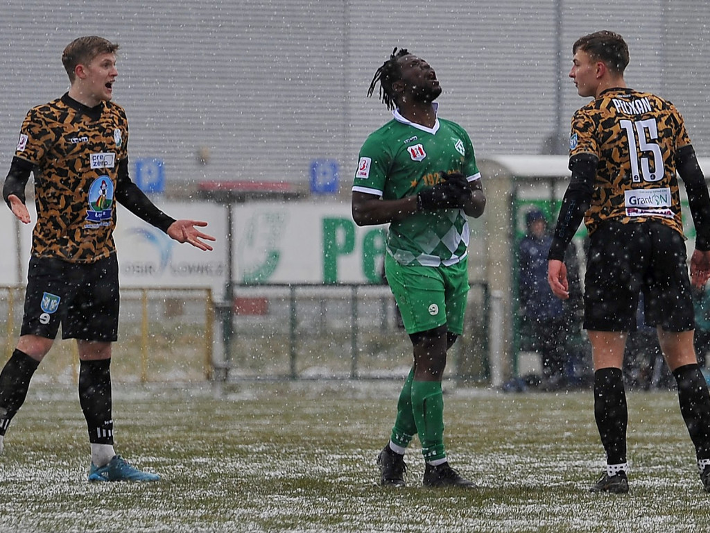 Sukces Mławianki na sniegu. Mecz mógł być przełożony