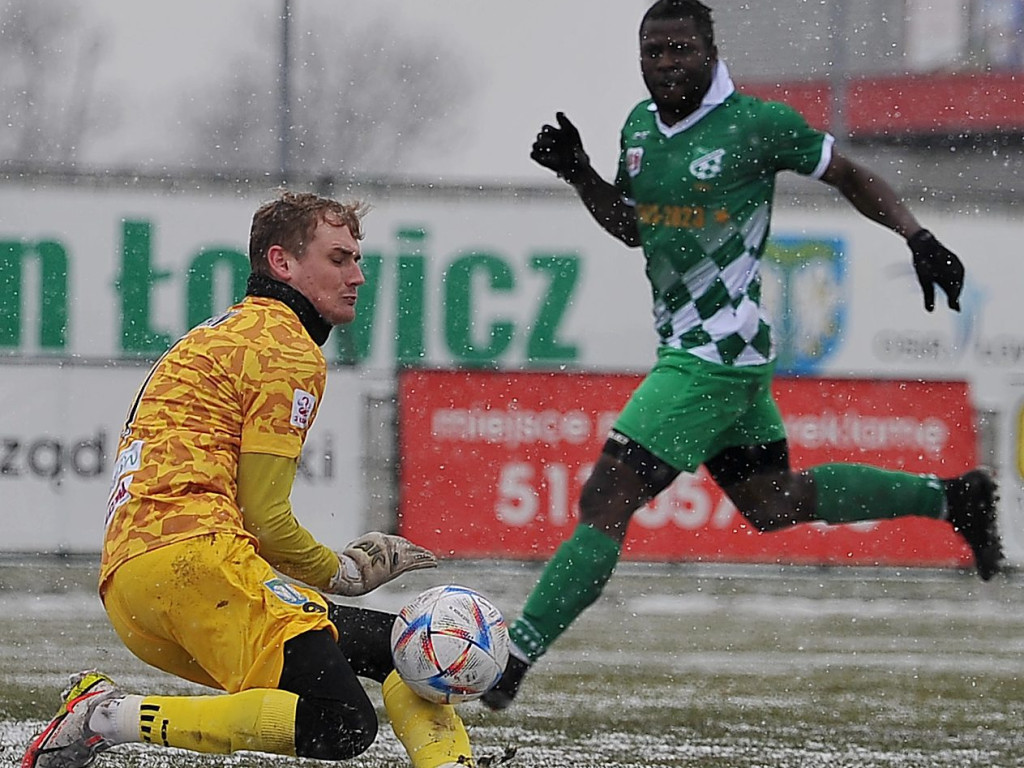 Sukces Mławianki na sniegu. Mecz mógł być przełożony