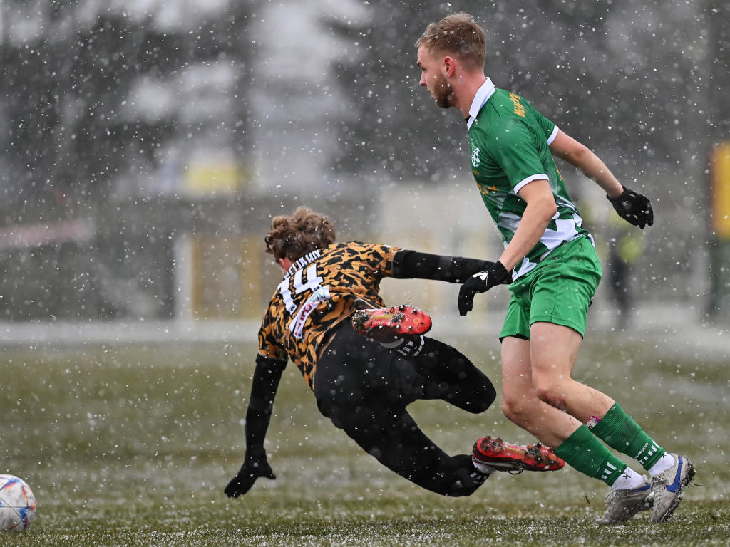 Sukces Mławianki na sniegu. Mecz mógł być przełożony
