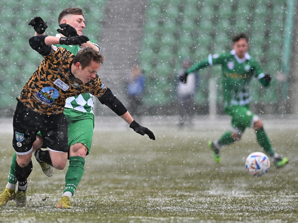 Sukces Mławianki na sniegu. Mecz mógł być przełożony