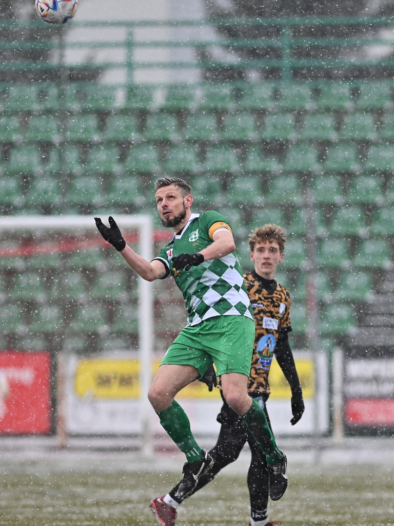 Sukces Mławianki na sniegu. Mecz mógł być przełożony