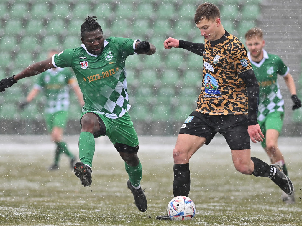 Sukces Mławianki na sniegu. Mecz mógł być przełożony