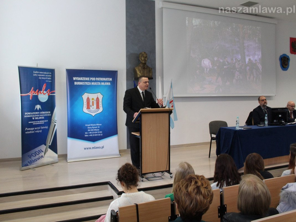 O Powstaniu Styczniowym w mławskiej uczelni [ZDJĘCIA]