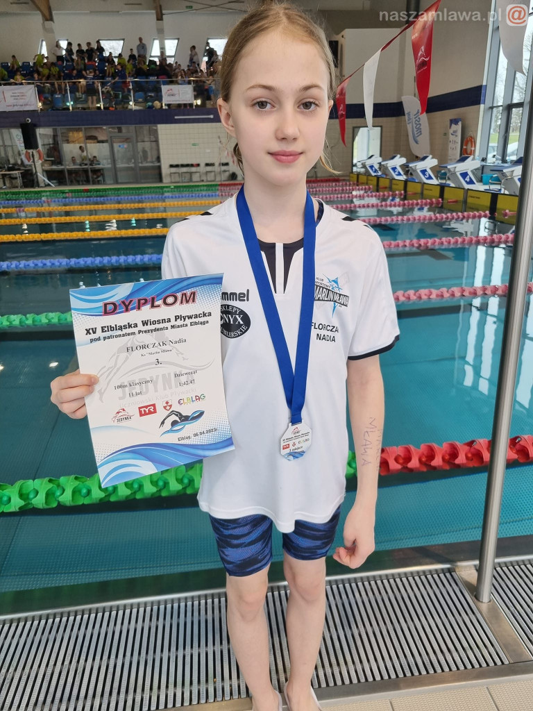 Wiosna w Elblągu. Pływackie emocje