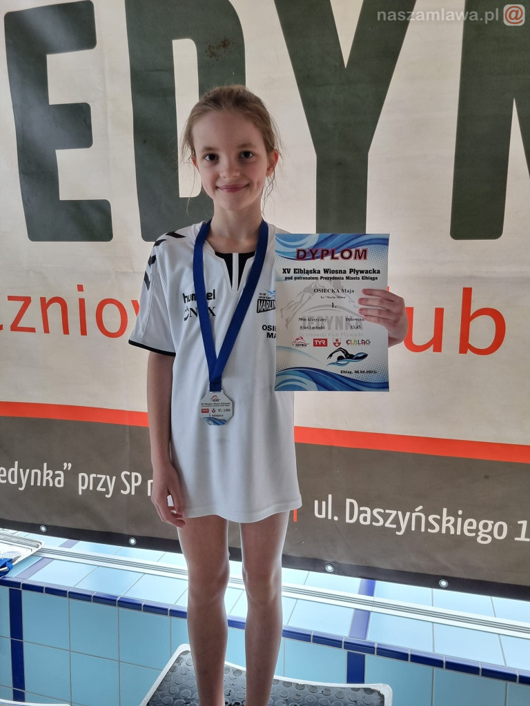 Wiosna w Elblągu. Pływackie emocje