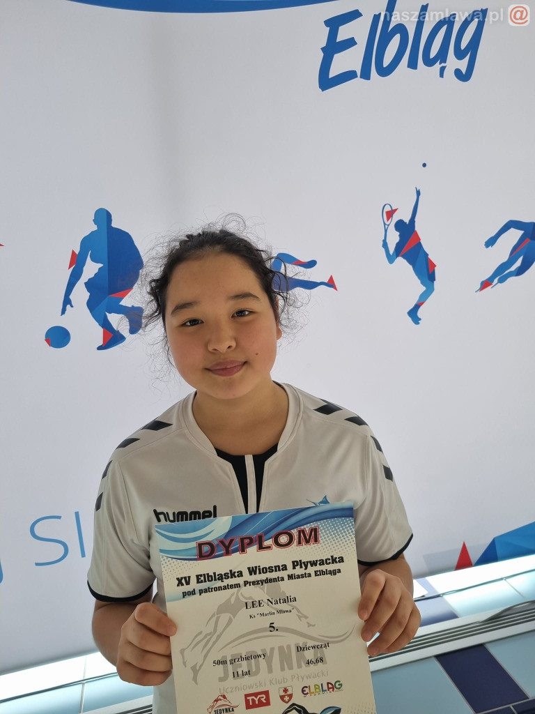 Wiosna w Elblągu. Pływackie emocje