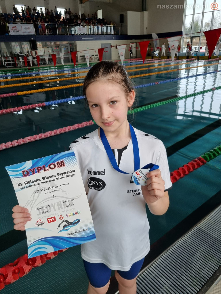 Wiosna w Elblągu. Pływackie emocje