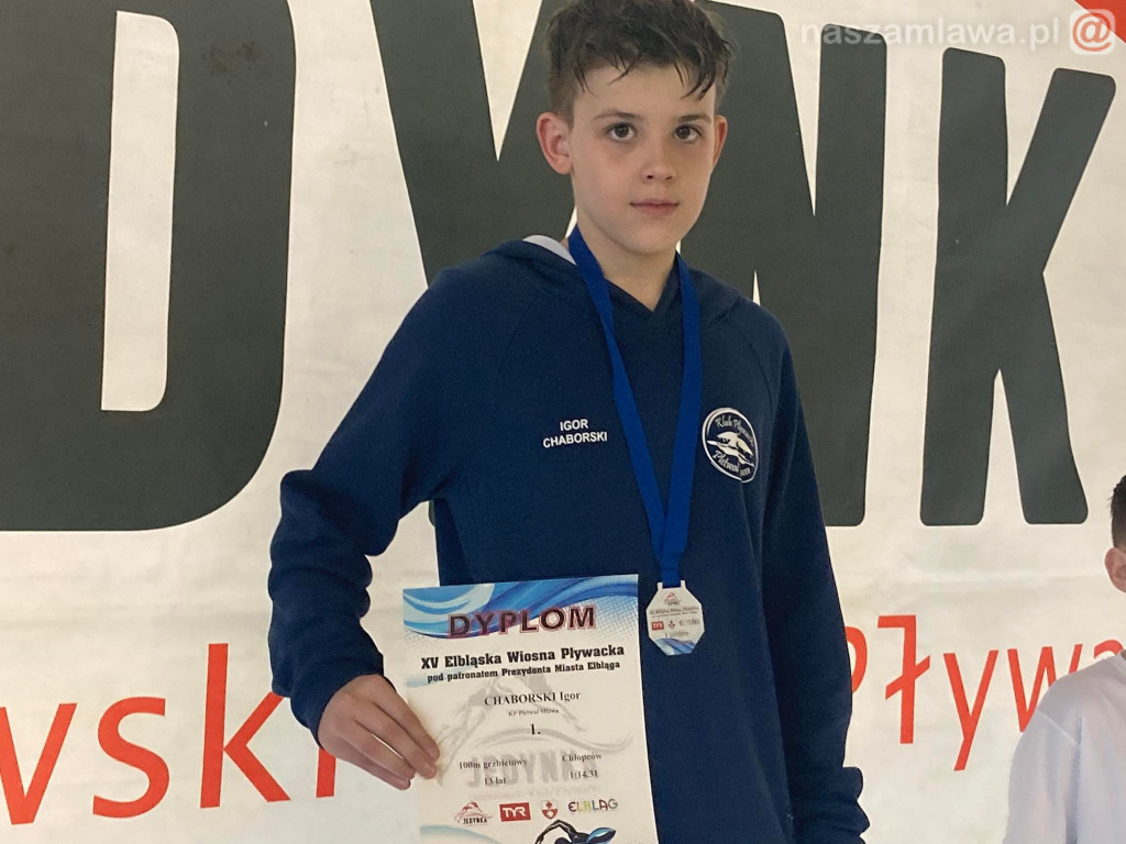 Wiosna w Elblągu. Pływackie emocje