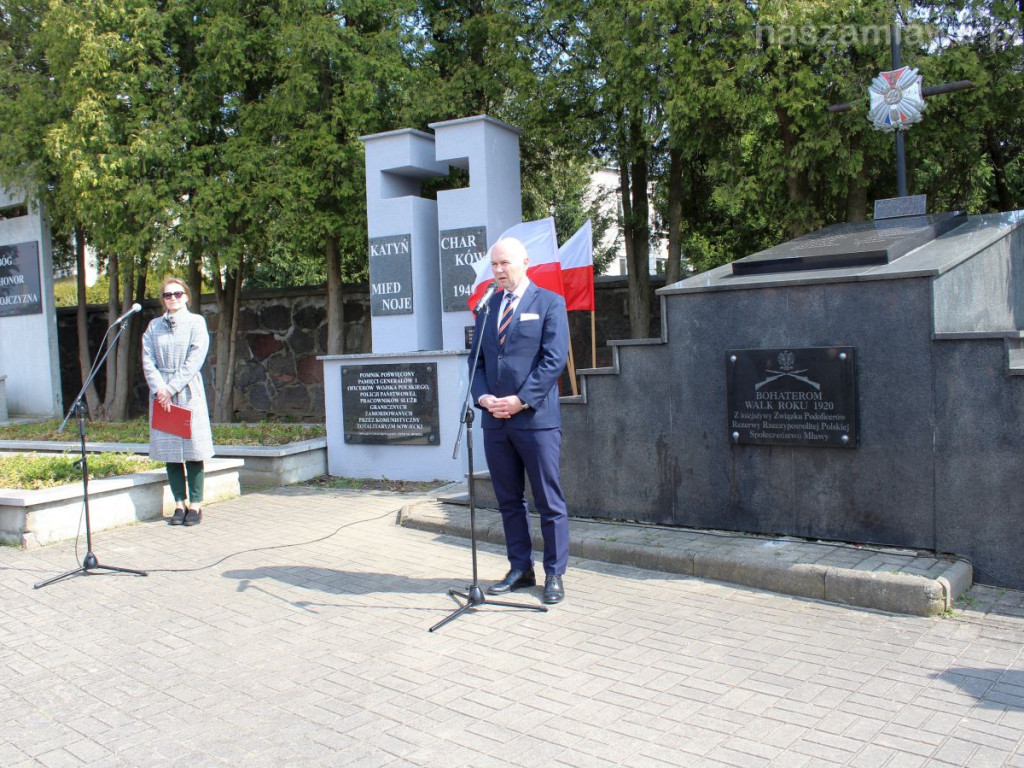 Mławianie uczcili pamięć ofiar Zbrodni Katyńskiej