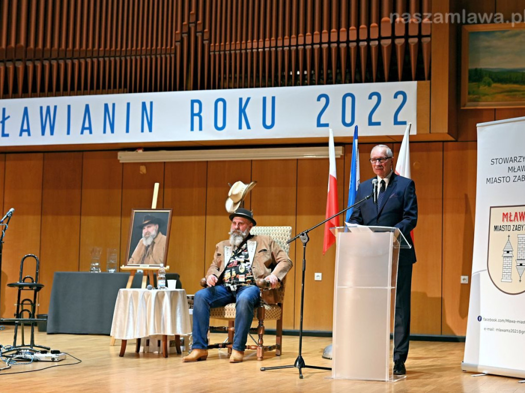 Tadeusz Stabach Mławianin Roku 2022 uhonorowany