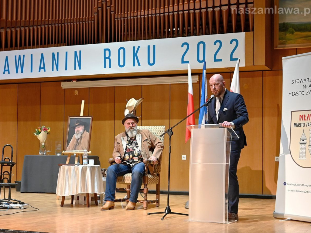 Tadeusz Stabach Mławianin Roku 2022 uhonorowany
