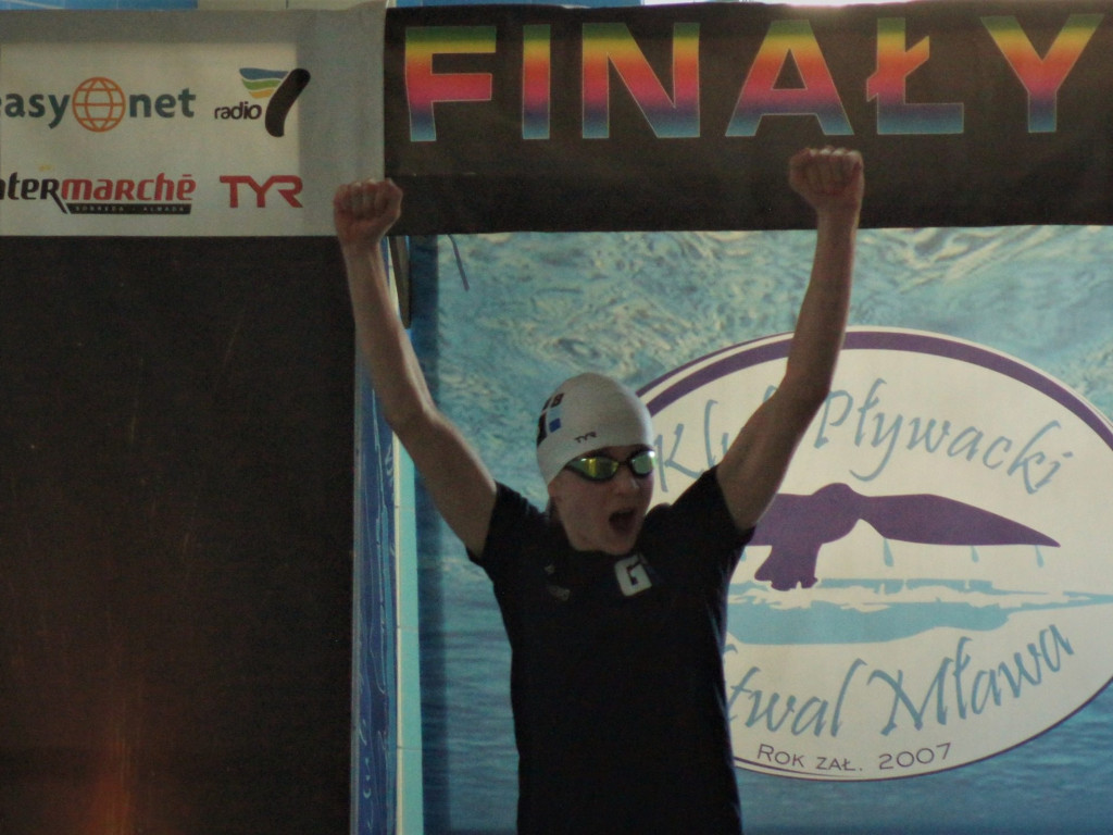 Pływackie emocje w Mławie. Płetwal i Marlin na medal