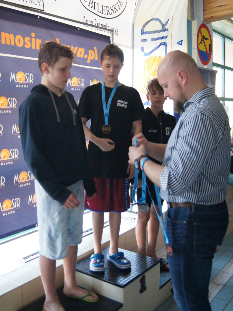 Pływackie emocje w Mławie. Płetwal i Marlin na medal