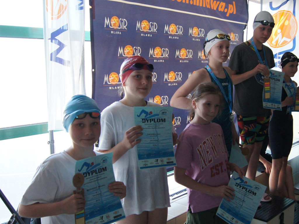 Pływackie emocje w Mławie. Płetwal i Marlin na medal