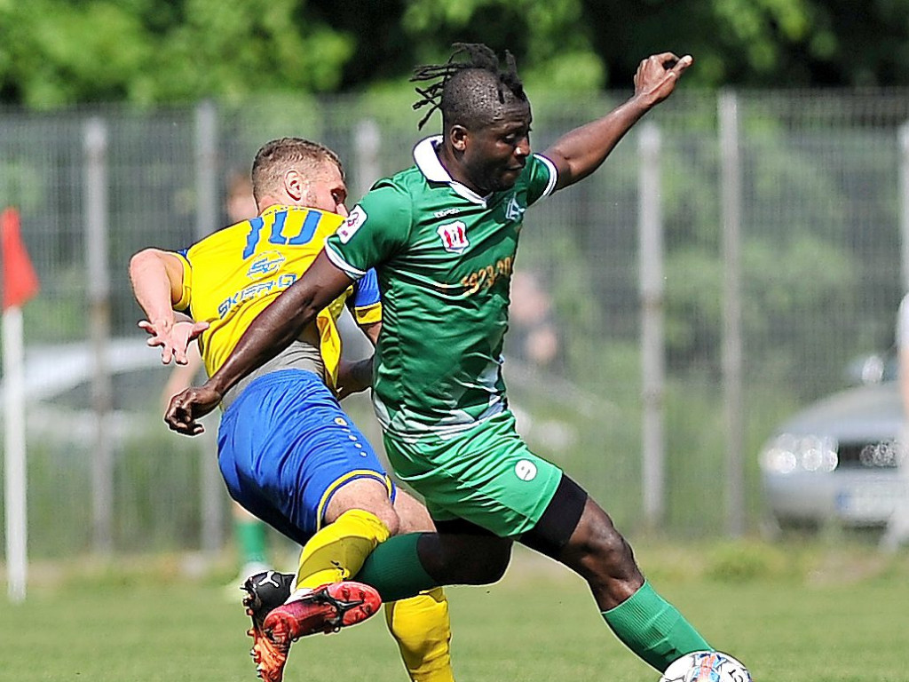 Dublet Mateusza w wygranym spotkaniu. Zaczął Tworek