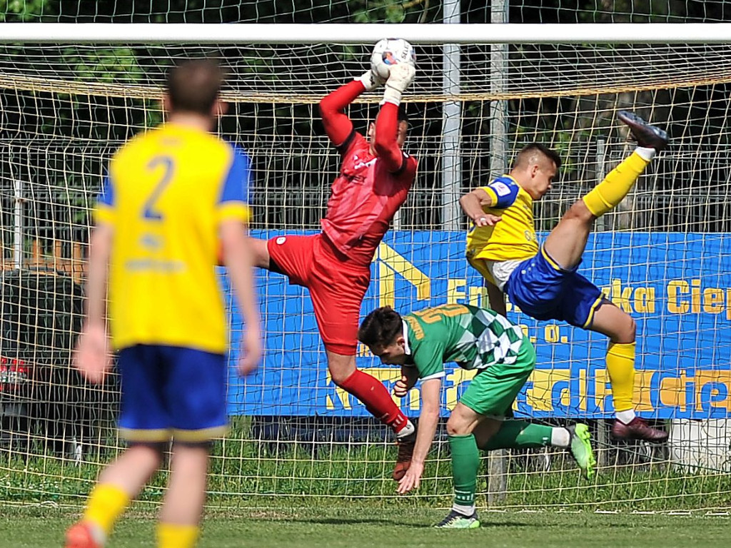 Dublet Mateusza w wygranym spotkaniu. Zaczął Tworek