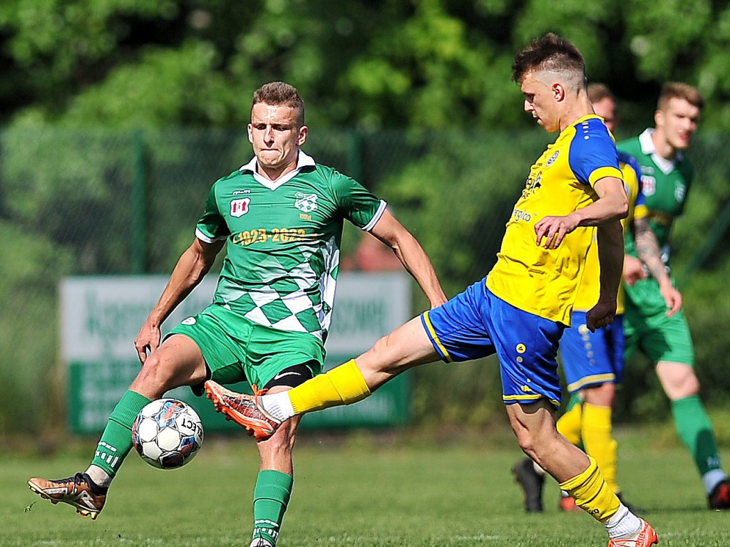 Dublet Mateusza w wygranym spotkaniu. Zaczął Tworek