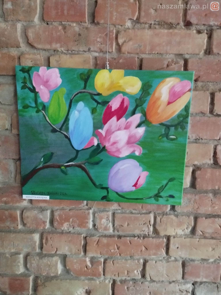 Wernisaż wystawy prac uczestników zajęć z Joanną Rodowicz