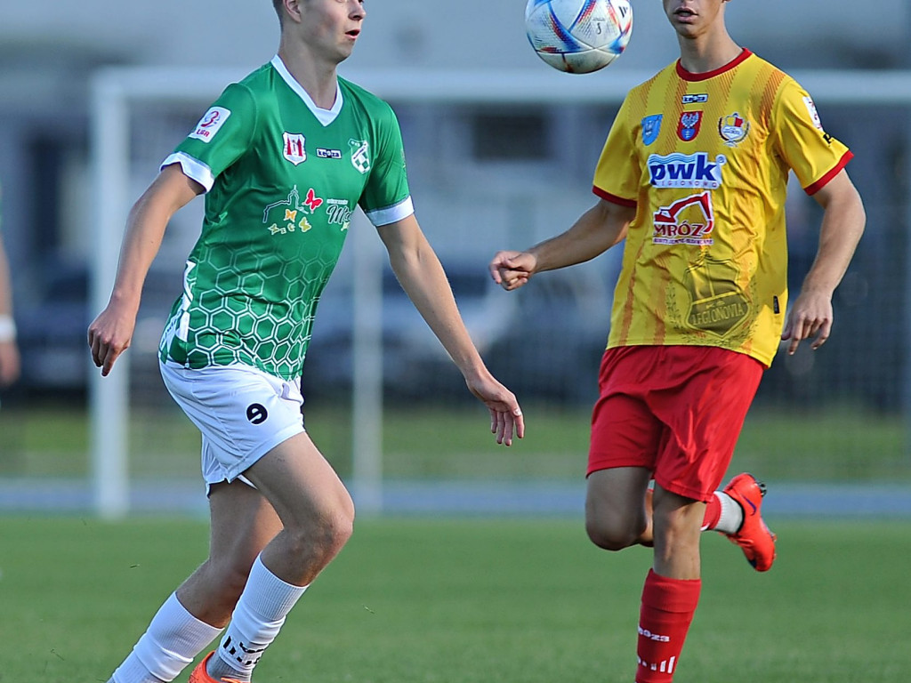 Pierwsza wygrana Mławianki. Cudne okienko Hrebena