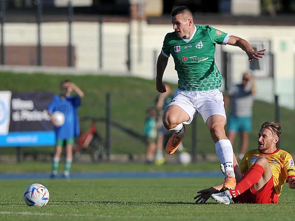 Pierwsza wygrana Mławianki. Cudne okienko Hrebena