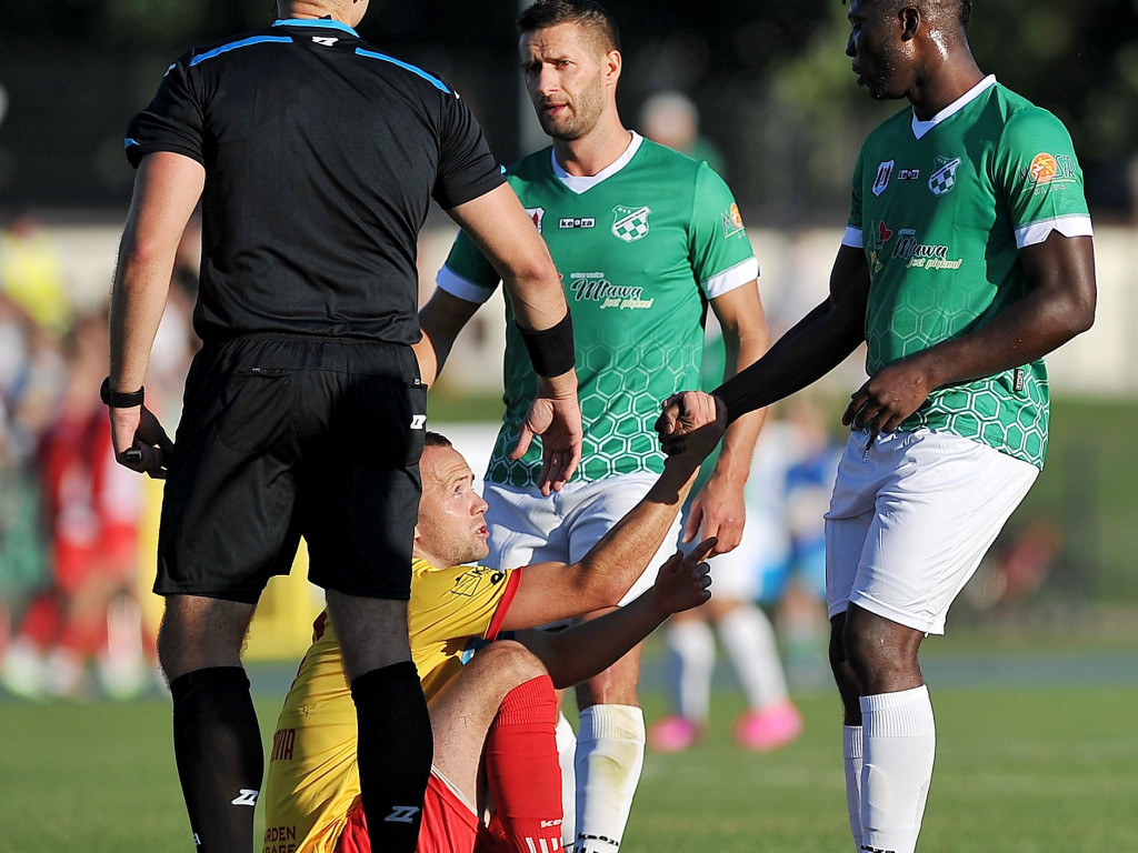 Pierwsza wygrana Mławianki. Cudne okienko Hrebena