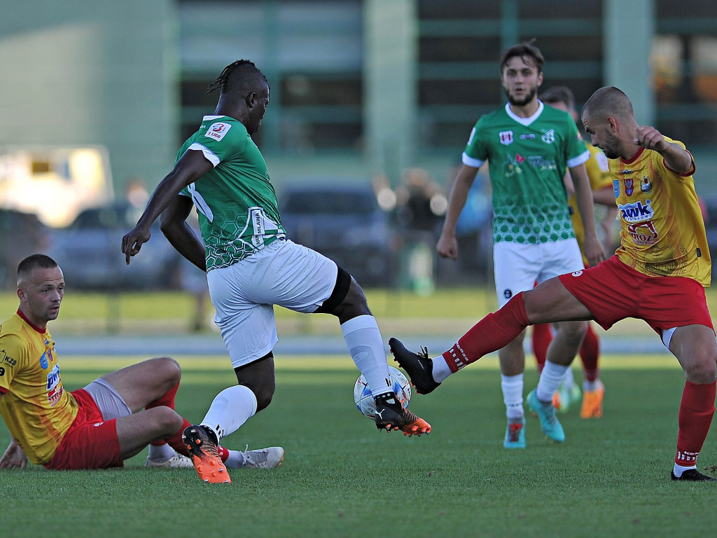 Pierwsza wygrana Mławianki. Cudne okienko Hrebena