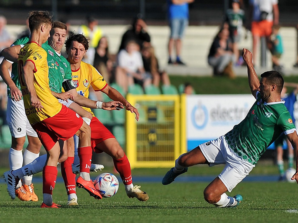 Pierwsza wygrana Mławianki. Cudne okienko Hrebena