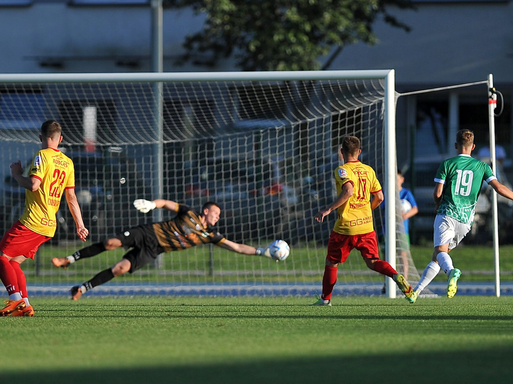 Pierwsza wygrana Mławianki. Cudne okienko Hrebena