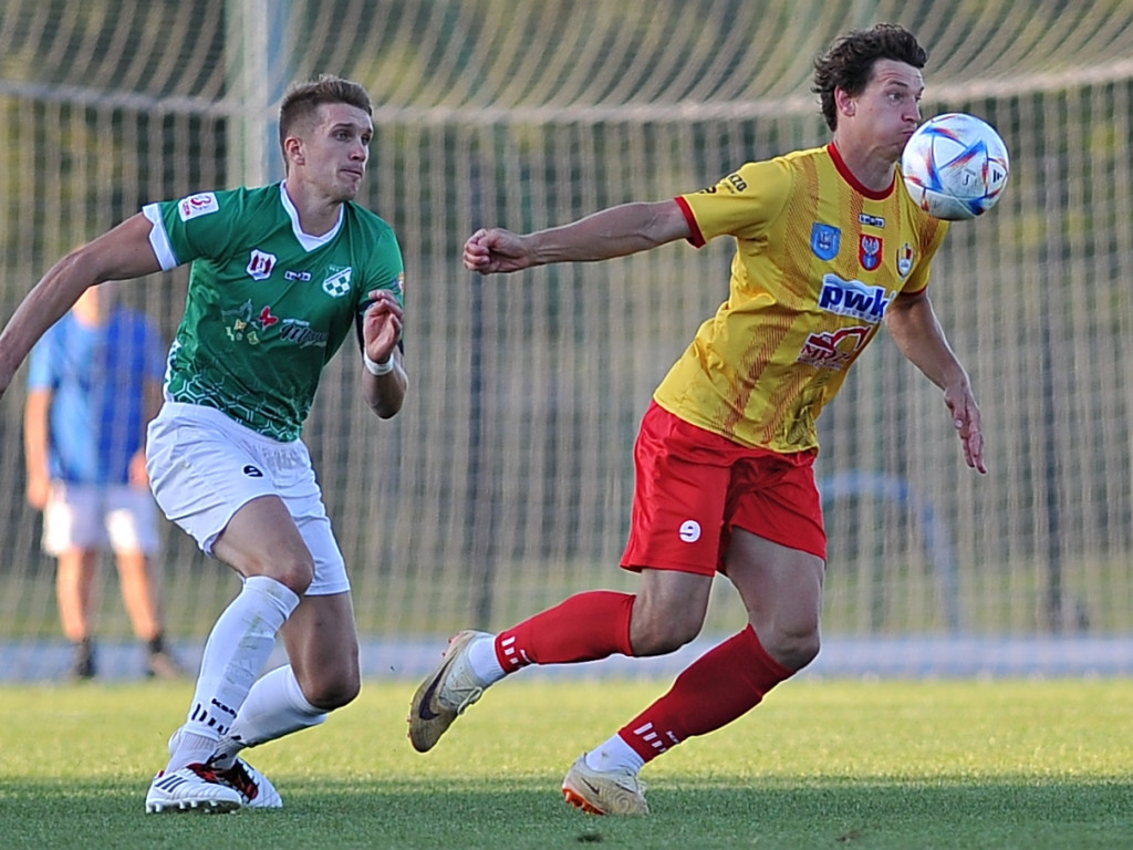 Pierwsza wygrana Mławianki. Cudne okienko Hrebena