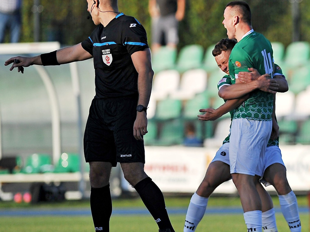 Pierwsza wygrana Mławianki. Cudne okienko Hrebena