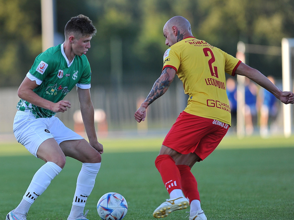 Pierwsza wygrana Mławianki. Cudne okienko Hrebena