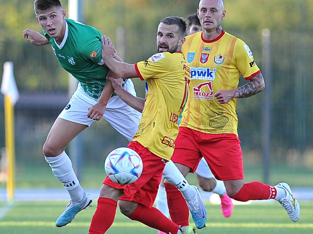 Pierwsza wygrana Mławianki. Cudne okienko Hrebena