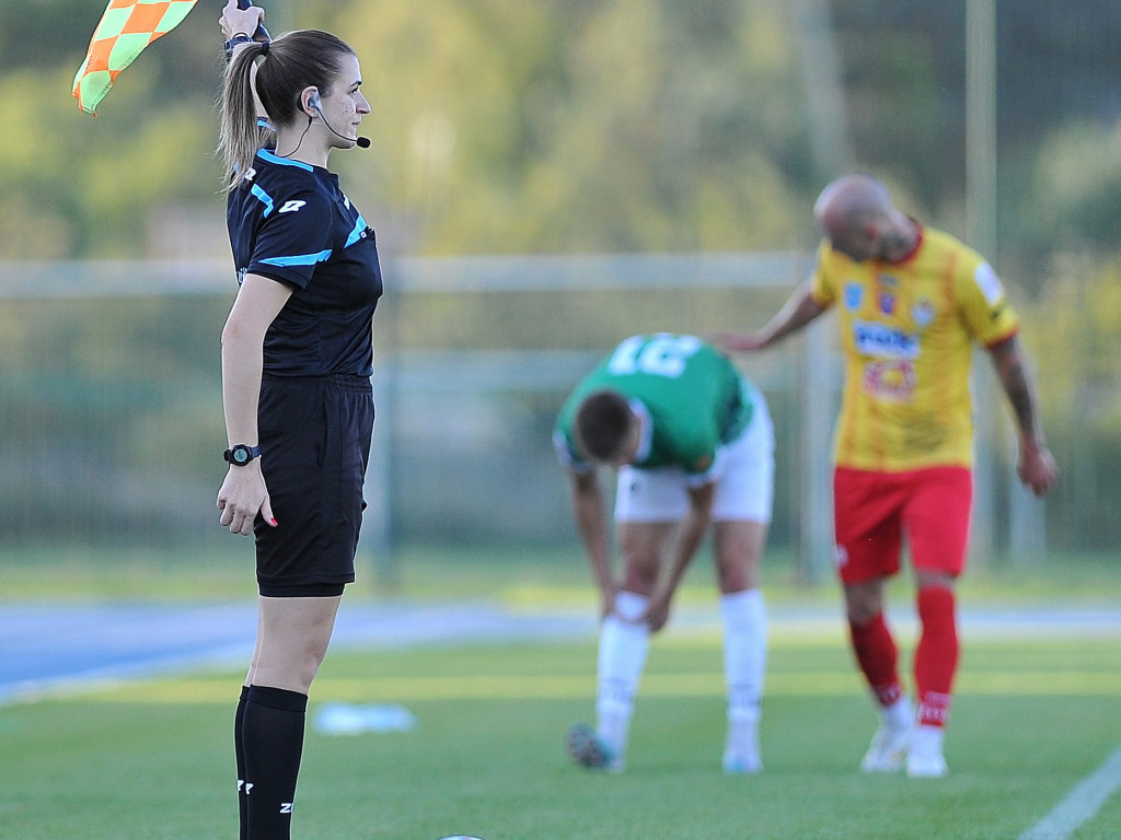 Pierwsza wygrana Mławianki. Cudne okienko Hrebena