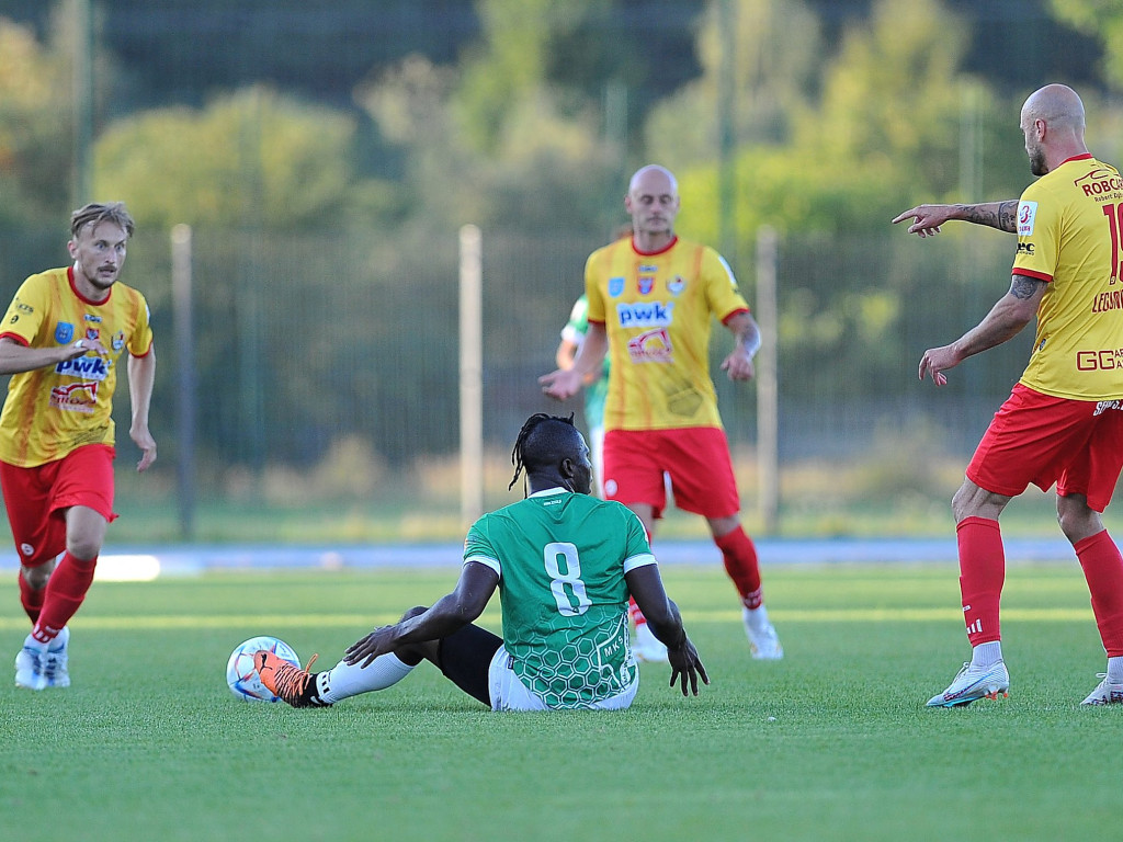 Pierwsza wygrana Mławianki. Cudne okienko Hrebena