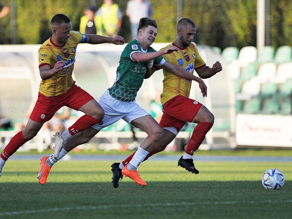 Pierwsza wygrana Mławianki. Cudne okienko Hrebena