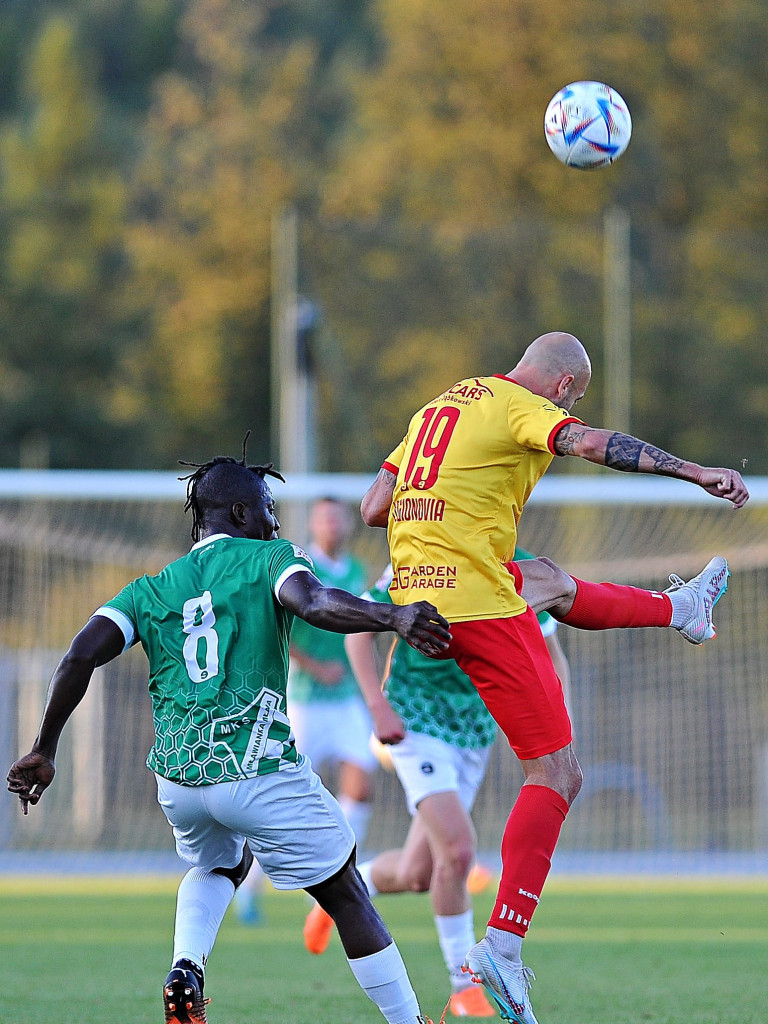 Pierwsza wygrana Mławianki. Cudne okienko Hrebena
