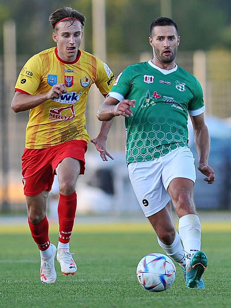 Pierwsza wygrana Mławianki. Cudne okienko Hrebena