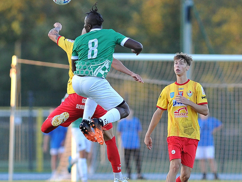 Pierwsza wygrana Mławianki. Cudne okienko Hrebena