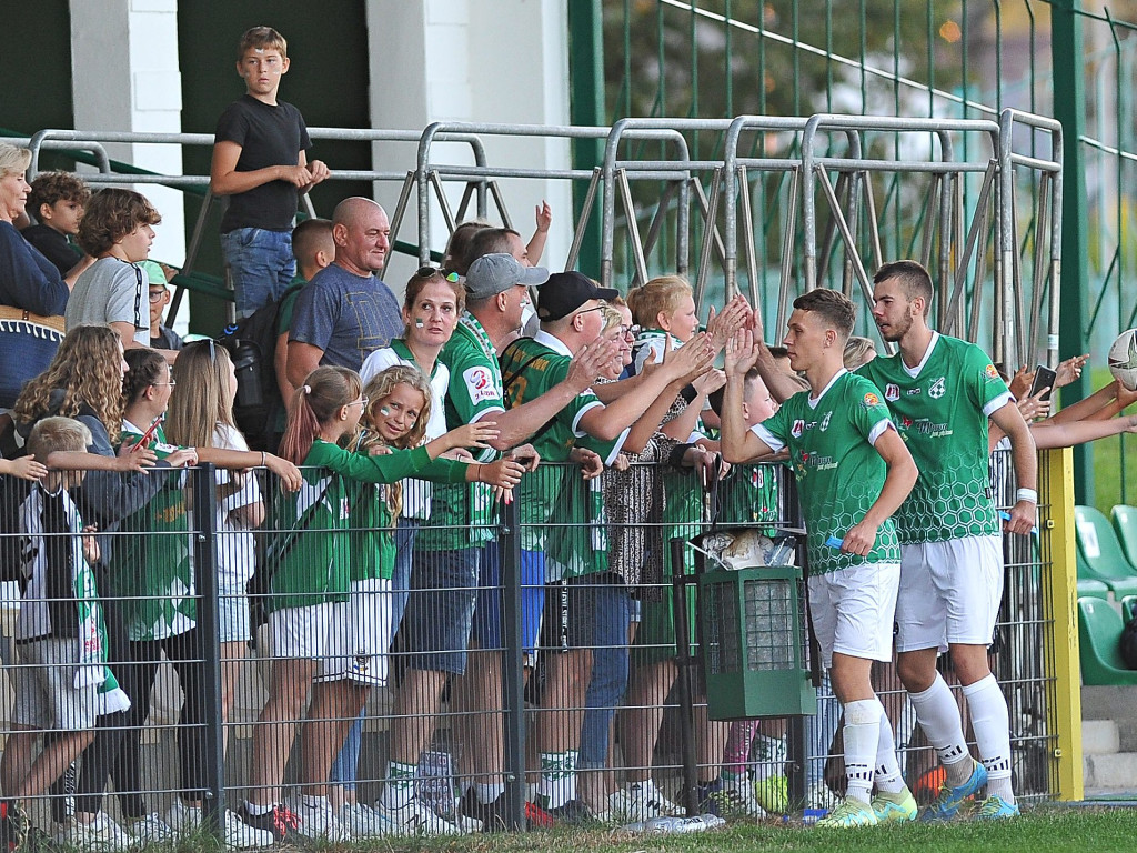 Pierwsza wygrana Mławianki. Cudne okienko Hrebena