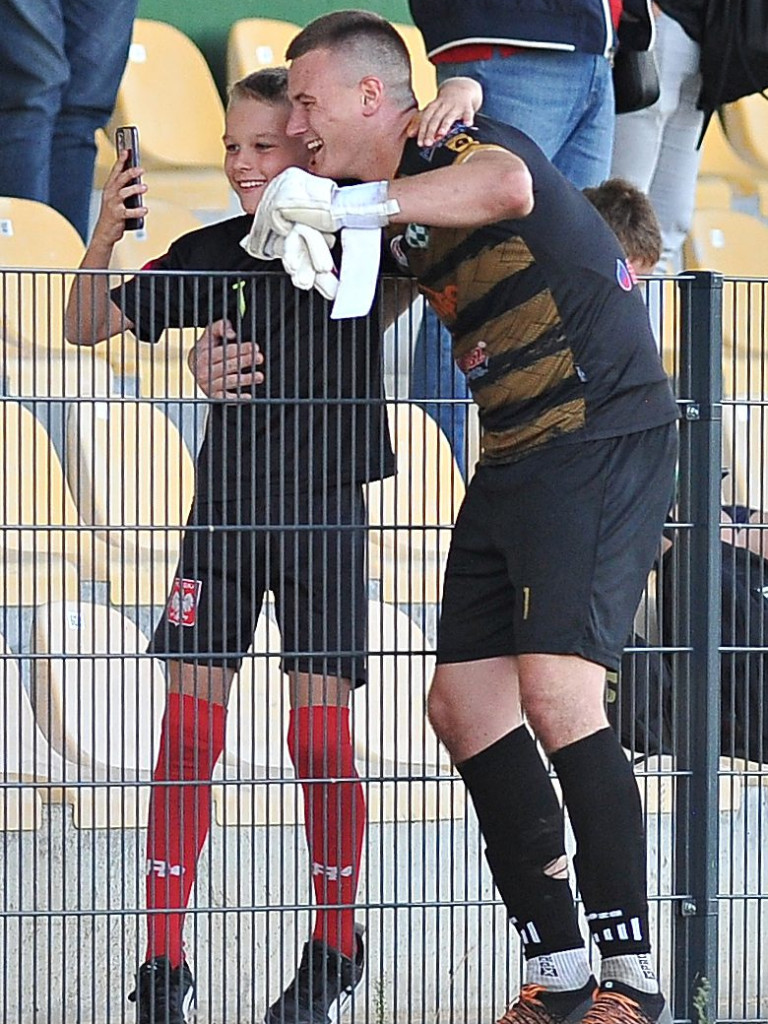 Pierwsza wygrana Mławianki. Cudne okienko Hrebena