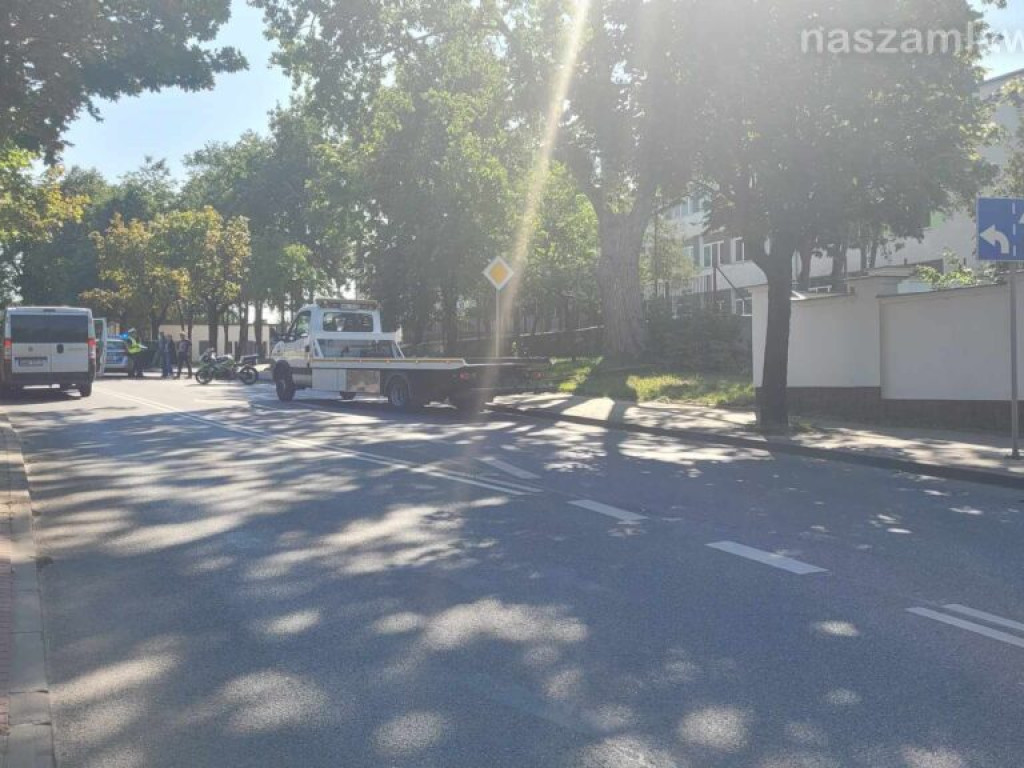 Motocyklista zginął na ul. Warszawskiej
