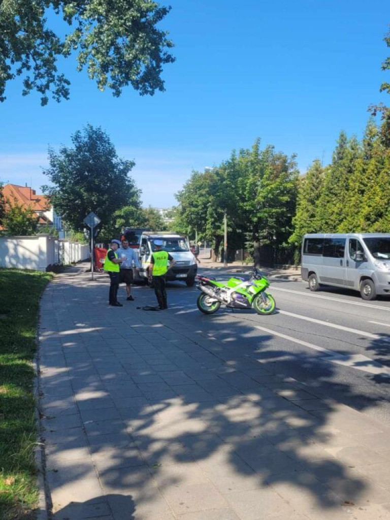 Motocyklista zginął na ul. Warszawskiej