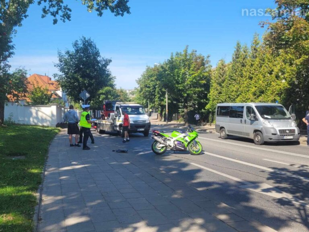 Motocyklista zginął na ul. Warszawskiej