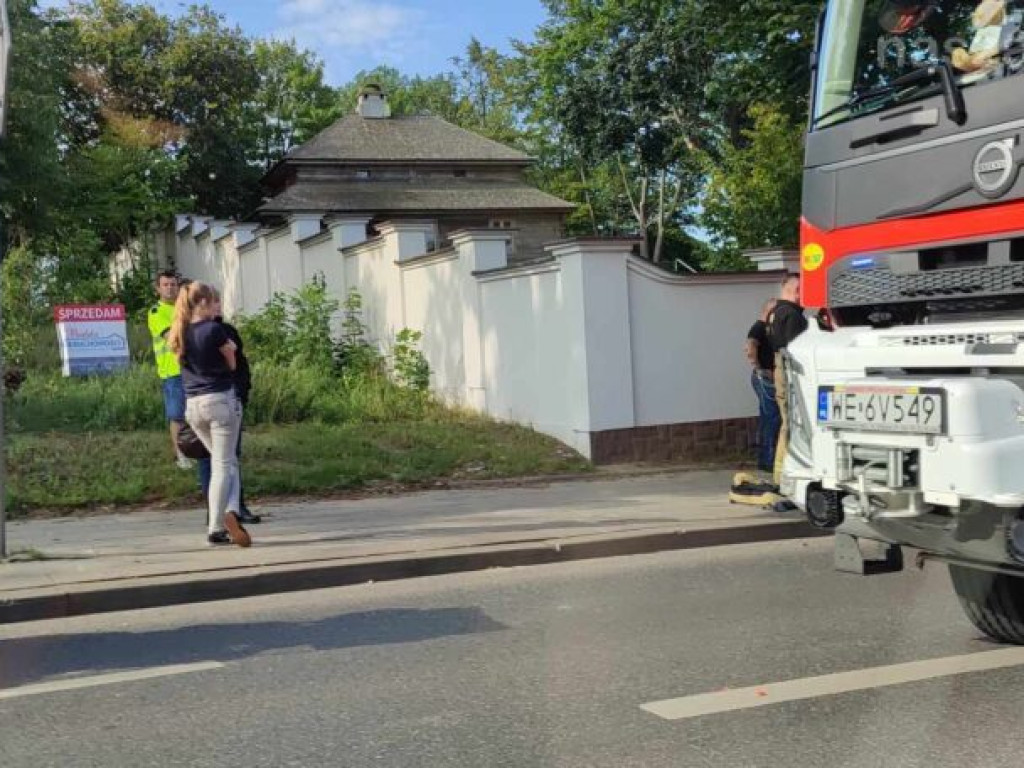 Motocyklista zginął na ul. Warszawskiej