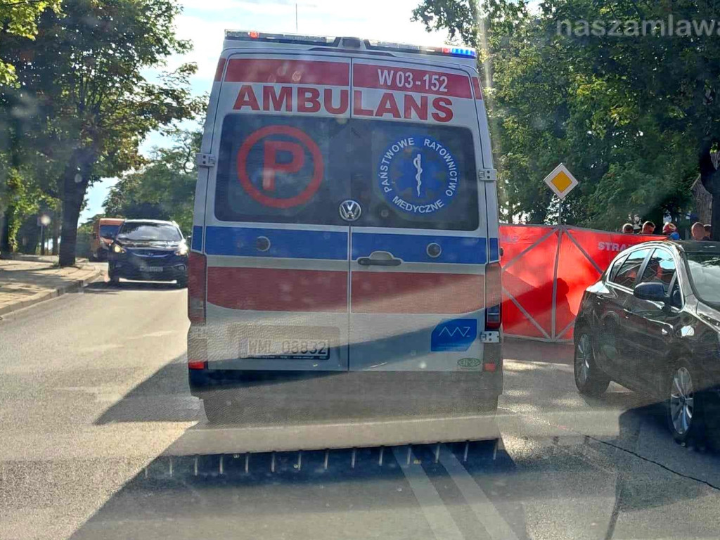 Motocyklista zginął na ul. Warszawskiej