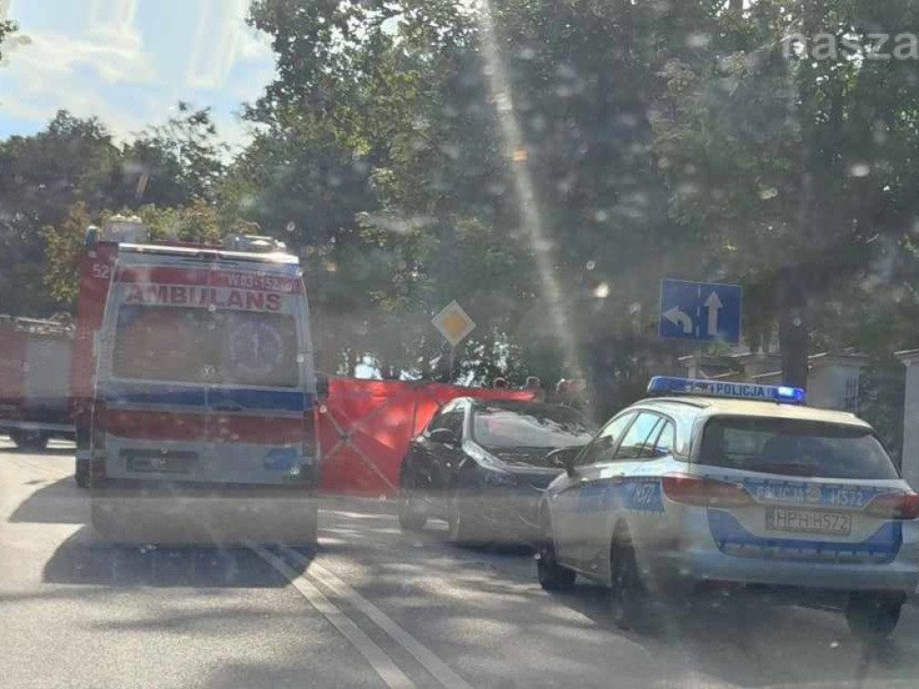 Motocyklista zginął na ul. Warszawskiej
