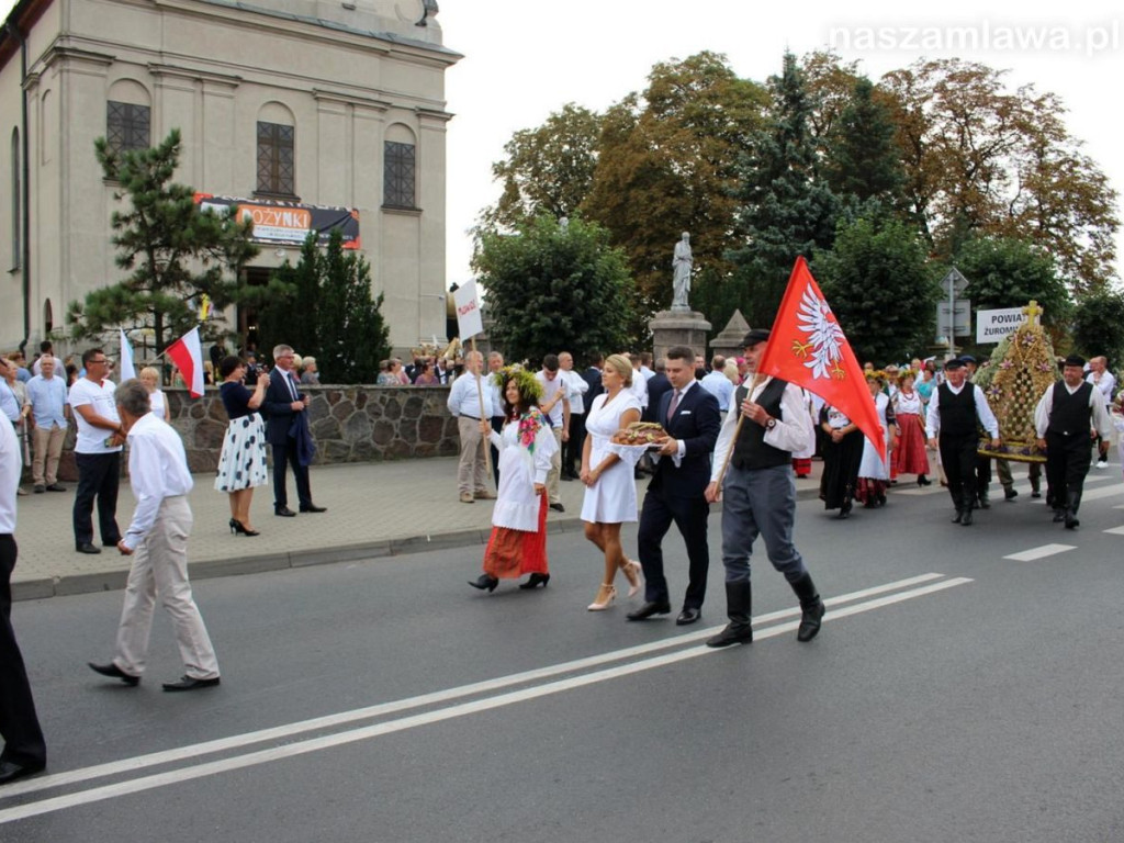 Barwny korowód z mławianami na Dożynkach Wojewódzkich [ZDJĘCIA]