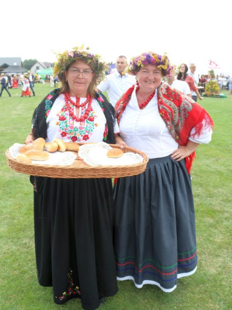 Barwny korowód z mławianami na Dożynkach Wojewódzkich [ZDJĘCIA]